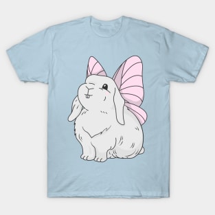 Fairy Bunny Rabbit - COLORED Cute Illustration T-Shirt